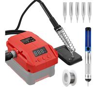 Kit de fer à souder sans fil Einhell Power X-Change 18 V 60 W LCD Température réglable