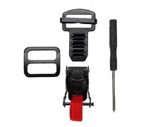 Kit de fermeture rapide pour casque - Clip de fixation rapide pour casque de moto - Sangles à dégagement rapide avec clips