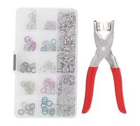 Kit de Fermetures à Pression avec Broche Boutons à Pression Outil de Fixation de Goujon avec Pince à Pression Manuelle pour Body, Barboteuse, Vêtements, Bavoir