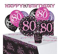 Kit de fête Sparkling Celebrations Pink 80 41 pcs.