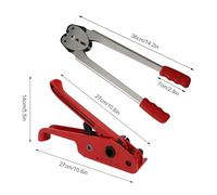 Kit de feuillarda 1000 N, feuillard 12 à 16 mm, force tension 40 kg, résistance la rupture, for l'emballa, l'expédition et le stocka Gagnez du Temps