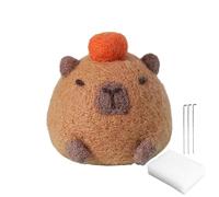 Kit de feutrage à l'aiguille - Fourrure d'animaux, kit d'artisanat en Laine | Outils complets adaptés aux débutants, matériaux créatifs à l'aiguille DIY avec Instructions pour créer de Animaux