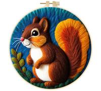 Kit de Feutrage à l'aiguille pour Débutants et Adultes, Kit de Laine en Feutrage, Feutre Artisanat Bricolage, Kit de Broderie en Feutre de Laine avec de Couture Laine Feutre Aiguilles Outil, #5