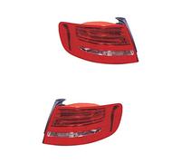 Kit de feux arrière gauche et droit PY21W W16W sans support de lampe pour modèle A4 Avant 8K5 B8 Rouge