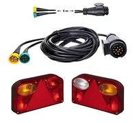 Kit de feux arrière pour remorque avec jeu de câbles de 5 m avec fiche 13 broches