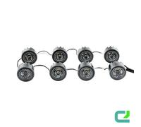 HELLA 2Pt 177 696-771 Led-Kit De Feux Diurnes - Ledayflex - 24/12V - Rond - Montage Encastré - Couleur Du Voyant: Limpide - Câble: 120Mm - Avant Du Véhicule - Jeu