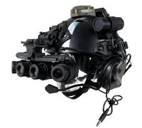 Kit de Feux de Marqueur pour Casque Bump Fast PJ High-Cut, Caméra Casque NVG, Audio Tactique Anti-Bruit pour Airsoft, Paintball et Cosplay