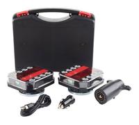 Kit de Feux de Remorque Magnétiques Sans Fil - LED Arrière, Frein et Clignotants, USB/Allume-Cigare, IP67, Portée 30 m