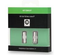 Kit de fiches coaxiales/SAT D2 Diffusion Gris G