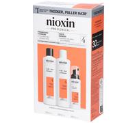 Kit de fidélité Nioxin System 4 pour les cheveux colorés et clairsemés avancés Emballage(S) Combi 300+300+100 ml
