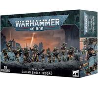 Kit de figurines - GAMES WORKSHOP - 99120105101 - Warhammer 40k - Astra Militarum - Troupe de Chocs Cadienne