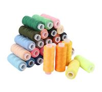 Kit de fil à couture wohpnle, 30 couleurs polyester 250 mètres chaque bobine coudre filetage de gilet de papier broderie filetage de quilting pour coudre à la main