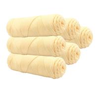 Kit de fil acrylique pour crochet et tricot,Fil épais 8 brins pour pistolet à touffeter, tricot à la main d'écharpes et de bonnets, fil pour la confection de tapis,100g par écheveau,100 m par bobine