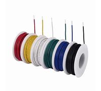 Kit de fil solide TUOFENG 24 awg, fil solide (6 bobines de 9 mètres de couleurs différentes) Kit de fil de raccordement pour cavalier de calibre 24