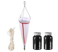 Kit de filet d'échantillonnage de plancton avec bouteilles de collecte et corde pour la recherche aquatique et l'analyse environnementale