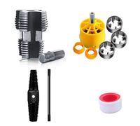Kit de filetage de tuyau électrique en PVC avec différentes tailles de mortalité 1/2", 3/4", 1" Jeu d'outils sanitaires