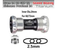 Kit De Filetage De Vélo Pour Sram Gxp Prowheel,Ensemble De Roulements Scellés,Roulement En Céramique,Route Rapide Astronomique,Pièce De Pédalier Vtt,24mm,22mm,Bb - Type Titanium