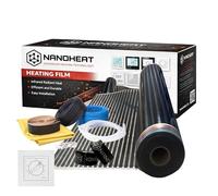 Kit de film chauffant infrarouge pour chauffage au sol en vinyle 150 W/m², largeur 1 m