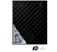 Kit De Film De Fenêtre À Isolation Thermique - Film Isolant Autocollant Pour Fenêtre Pour L'hiver, Film Fenetre Couverture De Fenêtre Isolant Personnalisable(Noir,109x140cm)