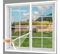 Kit de Film Isolant pour fenêtre,Transparent d'hiver Anti Froid Couverture Auto-adhésif,Rétractable de survitrage Thermo Cover,Largeur x Hauteu