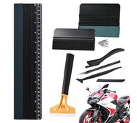 Kit de Film Teinté pour Vitre de Voiture | Ensemble d'Installation d'Enveloppe de Verre Anti-Dérapant,Kits de Teintage de Vitres d'Automobile,pour Remorque Camping-car Camion Automobile Berline Pick-u