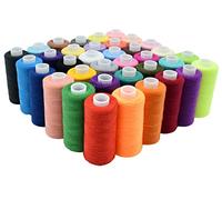 Kit de fils à coudre, 36 couleurs en polyester, 400 m par bobine, pour la couture à la main, la broderie, les voyages et le bricolage