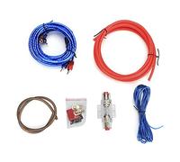 Kit de Fils d'Amplificateur de Puissance de Voiture, Amplificateur de Puissance de Voiture 10GA, Caisson de Basses, Haut-parleurs de Remplacement, Kit de Fils en Alliage de