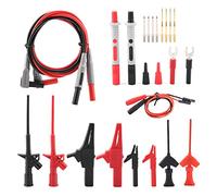 Kit de fils de multimètre, 24 pièces P1300E, ensemble de fils de test multifonctions remplaçables avec bâtons de table de test pour les tests de multimètre électrique numérique