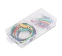 Kit de fils de test à fiche banane, fils de test pour multimètre avec pinces nickelées et broches de sonde à 3 angles, remplacement universel de 4 mm pour JT8005por