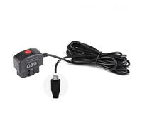 Kit De Fils Durs Pour Cam¿Ra De Tableau De Bord,C¿Ble Adaptateur Obd Vers Usb Buck Line,Chargeur Dvr,Moniteur Carplay,Miroir Prada,Moniteur De Stationnement 24 Heures - Type Micro Straight