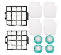 Kit de filtration avancé pour Shark AZ3002 AZ3000 Stratos forDuoClean forPowerFins avec cartouche neutralisante de filtre central et ensembles de feutre mousse