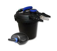 Kit de filtration de bassin à pression 10000l 11W UVC Stérilisateur 40W Pompe