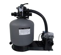 Kit de filtration - POOLSTYLE - 6m3/h - Filtre à sable - Platine - Vanne 4 voies