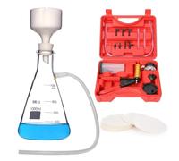 Kit de filtration sous vide 1000 ml Appareil de distillation de filtration sous vide avec pompe de filtration sous vide, flacon filtrant, entonnoir Buchner, papiers filtrants, tube en caoutchouc et