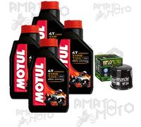 Kit De Filtre + 4L 7100 10W40 Motul Honda XRV750 Africa Twin RD07 93-02