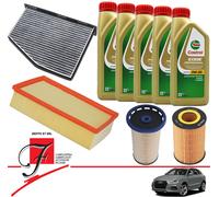 Kit De Filtre + 5L Castrol Edge LL 5W30 Audi Q3 2.0 TDI 140CV 177CV