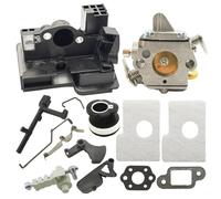 Kit de filtre à air carburateur 14 pièces for tronçonneuse Stihl MS170 MS180 017 018, joint, support collecteur d'admission, accélérateur