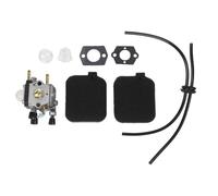 Kit de filtre à air carburateur pour souffleurs à feuilles à gaz BG55 SH85 SH85C SH55 BG85 - Construction métallique - Conception de tige d'accélérateur de précision - Entretien extérieur de pelouse