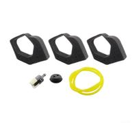 Kit de filtre à air de rechange compatible avec GX25 HHT25S UMK425 débroussailleuse 4 mini filtres à carburant moteur et pièce de tuyau 17211Z0H000