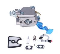 Kit de filtre a air et de filtre a carburant pour souffleur a essence pneumatique portatif Husqvarna 125B 28 cc 2 temps 170 mph