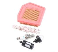 Kit de filtre à air pour débroussailleuse FS310, FS360, FS410, FS460 & F40 - Comprend un filtre à air, un filtre à carburant, un bouchon d'ampoule d'amorçage et un démarreur C