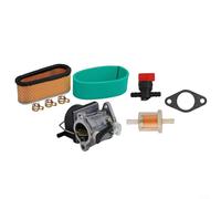 Kit de filtre à air pour tracteur Tecumseh OHV110 OHV115 OHV120 OHV125 OHV130 OHV135 avec vanne d'arrêt et joint d'étanchéité pour un fonctionnement optimal