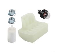 Kit de filtre à air pour tronçonneuse compatible avec 135 140E 435 440E II, remplacement pour 599333401 544805403, kit de réglage d'outils électriques de jardin avec conduite de carburant et huile