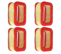 Kit de filtre à air pour tronçonneuse Compatible avec moteur 52cc 58cc modèles 4500 5200 5800 Pack de 4 filtres en papier de remplacement