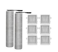 Kit De Filtre À Brosse Rouleau For Aspirateur, Compatible Avec Roborock, F25 RT/LT ALT ACE, Pièces Rechange Accessoires Et(2pcs Roller Brush+6pcs Filter)