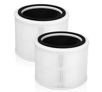 Kit de Filtre à Charbon Actif 2 Pièces de Rechange HEPA Compatible Avec les Purificateurs d'air LEVOIT Core 200S,Numéro de Pièce du Filtre: Core 200s - RF