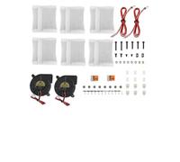 Kit de filtre à charbon actif Nevermore V6 Duo compatible avec les imprimantes 3D VORO 2.4 Switchwire 1.8 et R2 comprenant des turboventilateurs de 5 000 tr/min et un support en