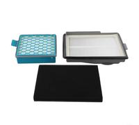 Kit de filtre à charbon pour aspirateurs Miele conçu pour Boost CX1 et Blizzard CX1 Series comprend des composants de filtre HEPA et fins (1 lot)