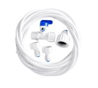 Kit de filtre à eau droit | PP de qualité alimentaire avec systèmes RO | Kit de tuyau à raccord rapide Line Line
