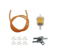 Kit de filtre à essence for interrupteur d'huile de moto avec remplacement de pièces un-en-un-sortie(Orange)